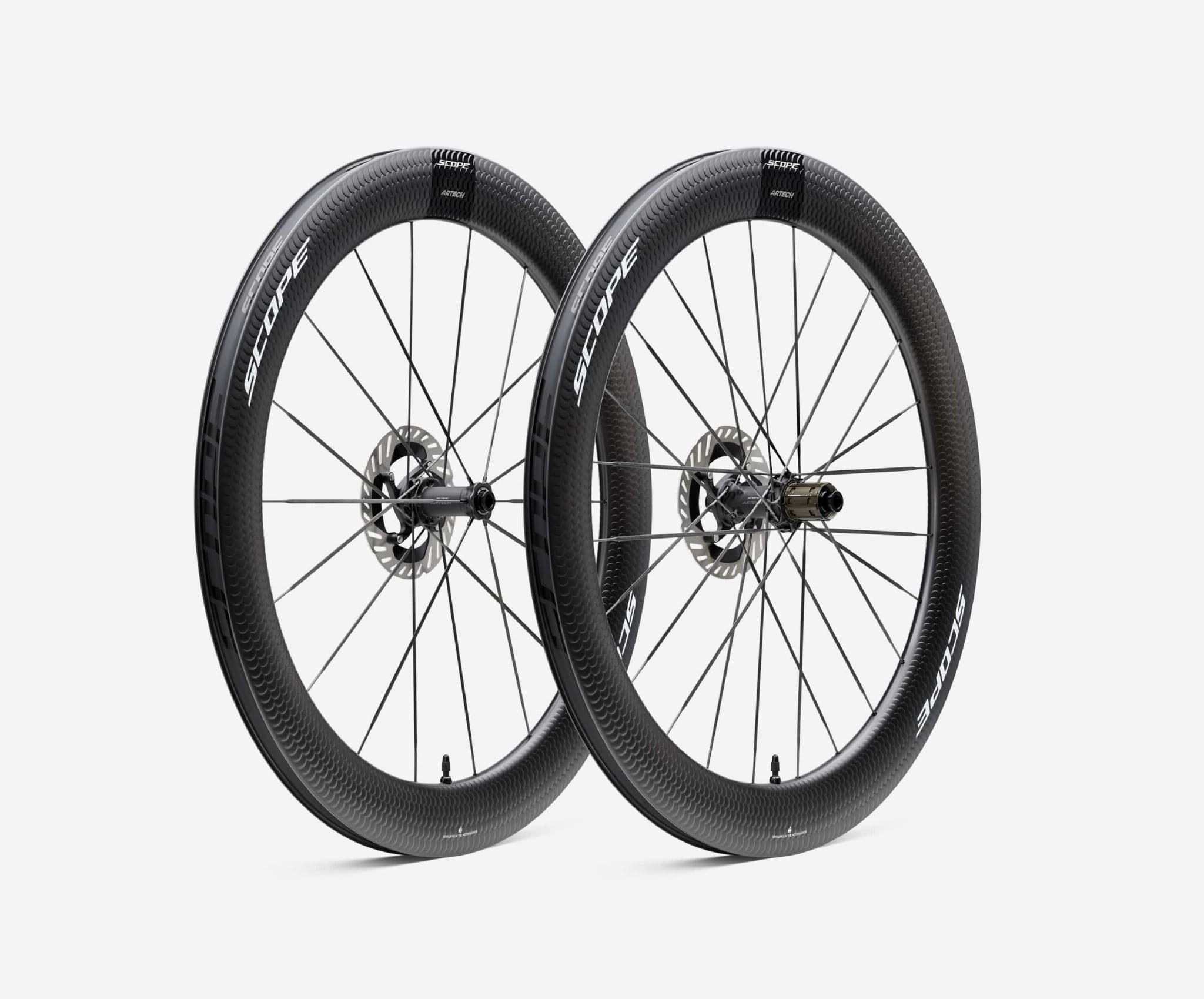 Ultralekkie koła szosowe Scope Artech 6 65mm carbon piasty 3D