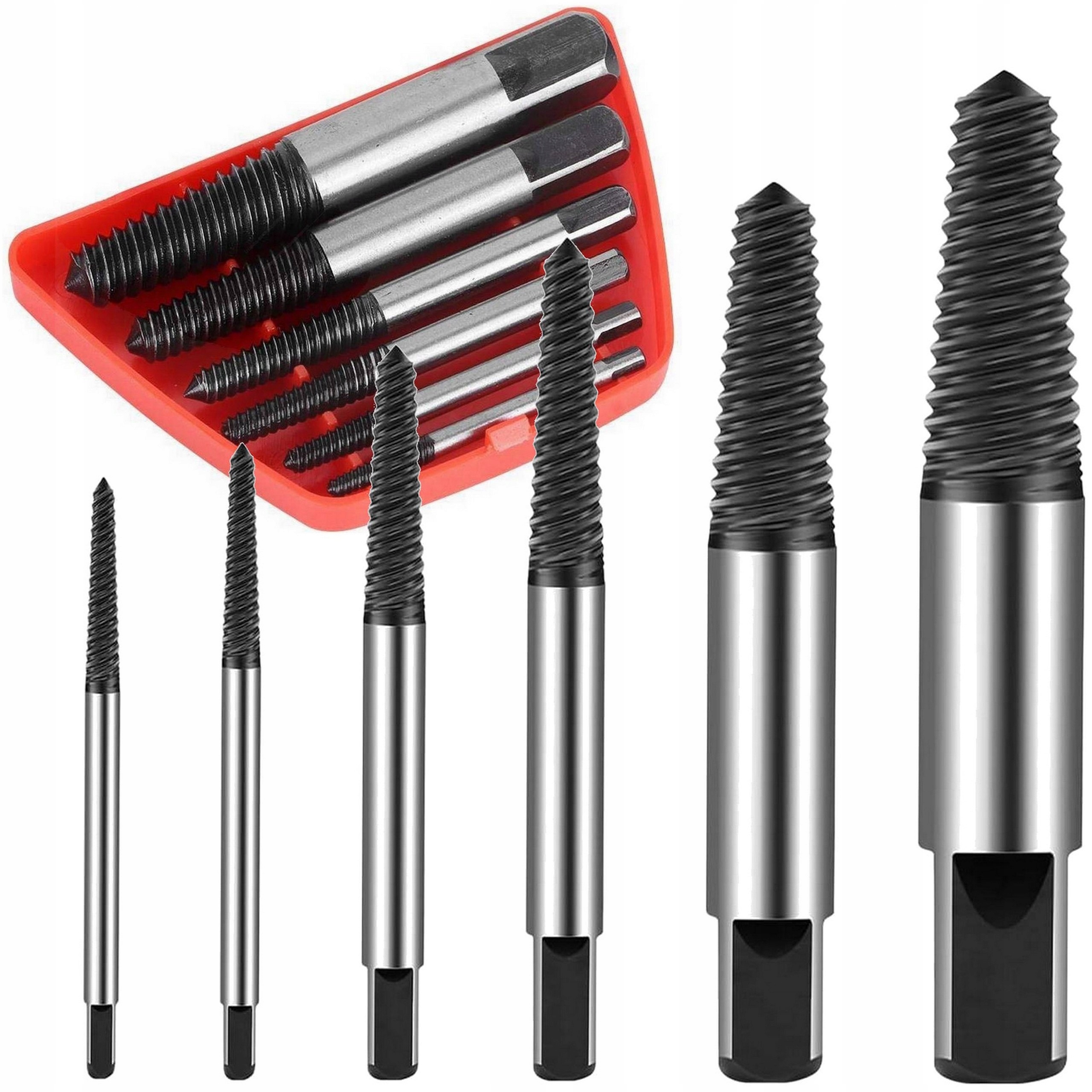 Wykretaki do zerwanych śrub naprawy gwintów urwanych nasadek Szpilek 6szt