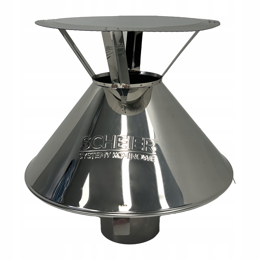 Nástavec, zakončení komínová stříška kužel fi 140 difuzér se stříškou sada