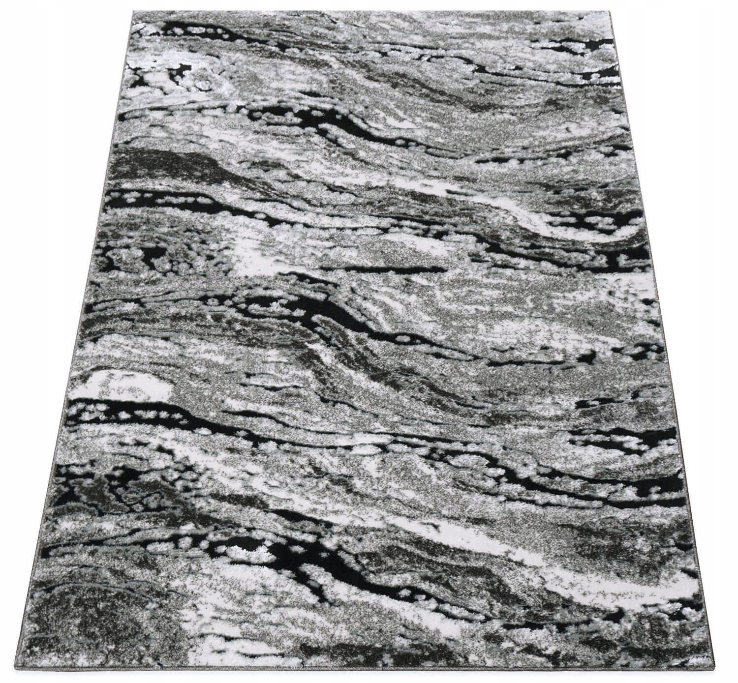 Moderný Koberec Do Obývačky Spálne Hrubá Fryzka Mekka Modná 180X260