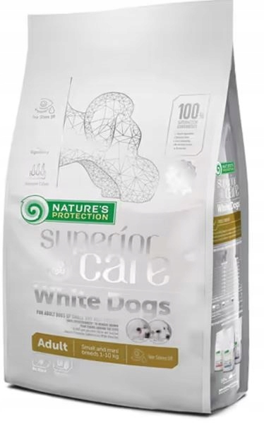 Nature's Protection 4kg Adult White Dogs małe białe rasy jagnięcina
