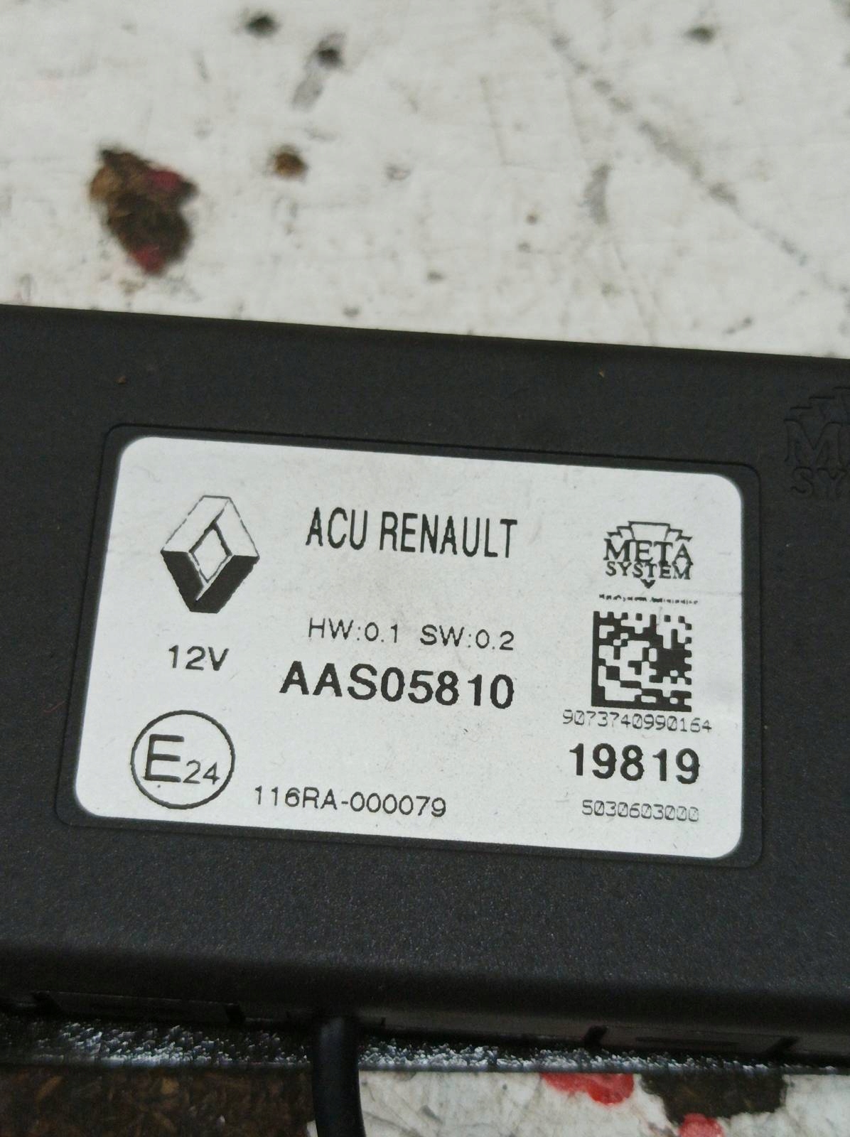 modulo ALARAMU AAS05810 116RA-000079 Renault Talisman e (2015-2019)