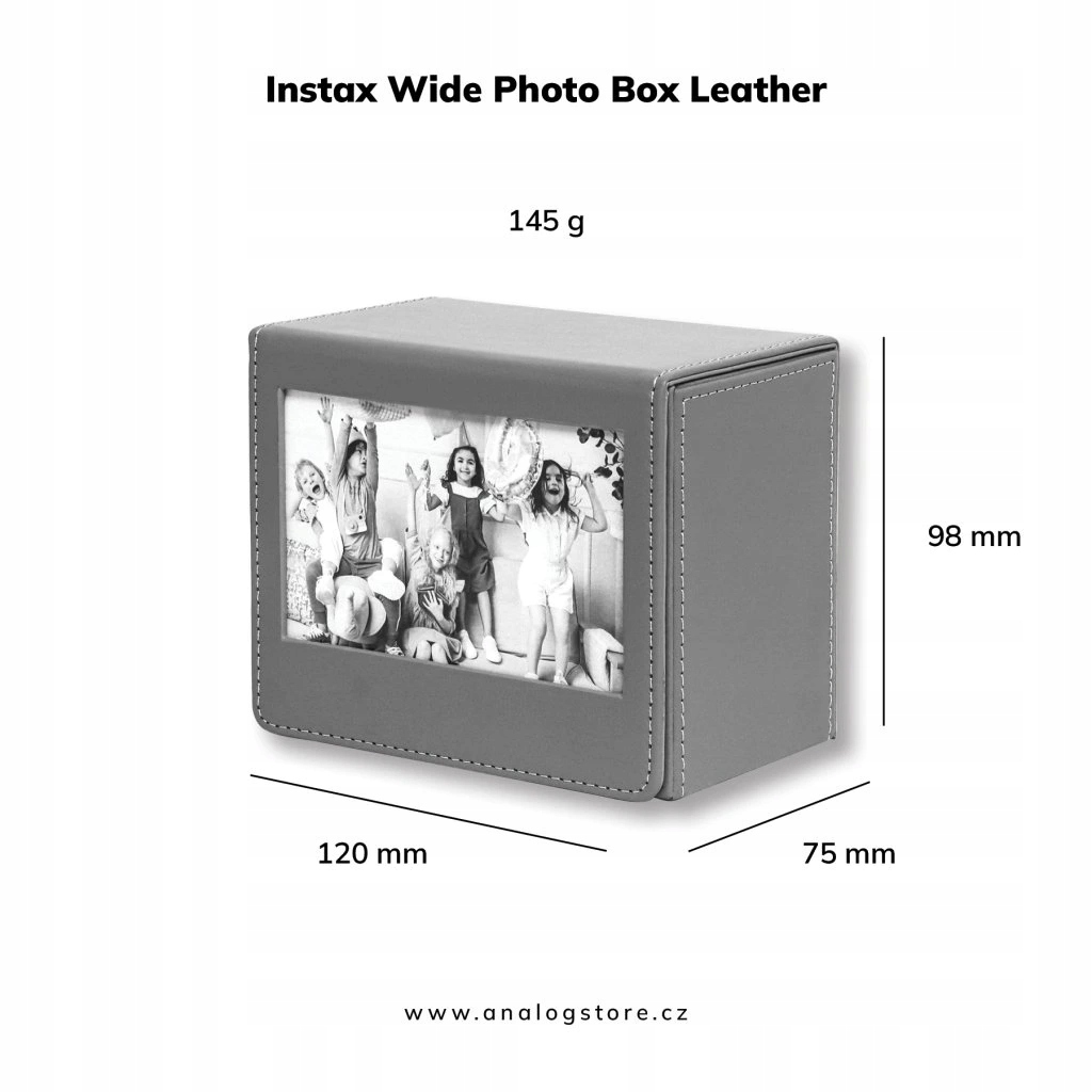 Pudełko na zdjęcia Instax WIDE, brązowe