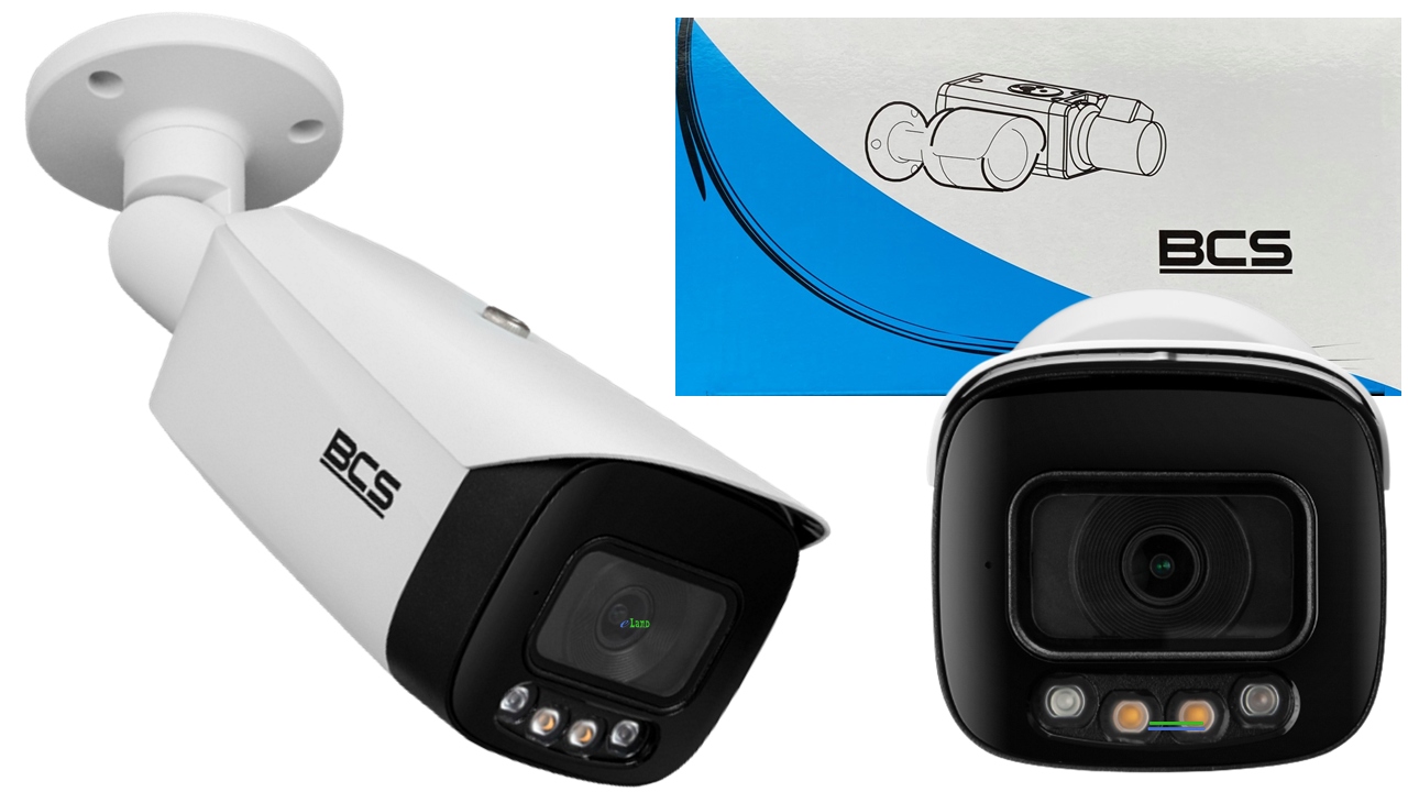 Kamera IP BCS-L-TIP58FCR3L3-Ai1 / 8MPx; NightColor