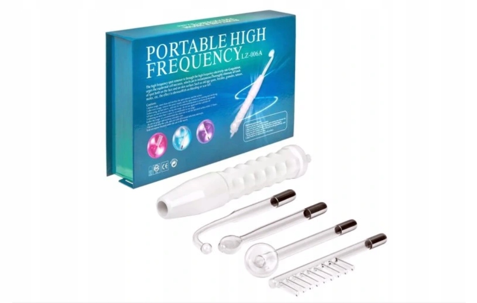 DARSONVAL DERMA WAND 4 PELOTY PRO DARSONWAL DO SKÓRY TWARZY MOCNY Kod producenta DLA KOBIET NA PREZENTDO DOMU SALONU