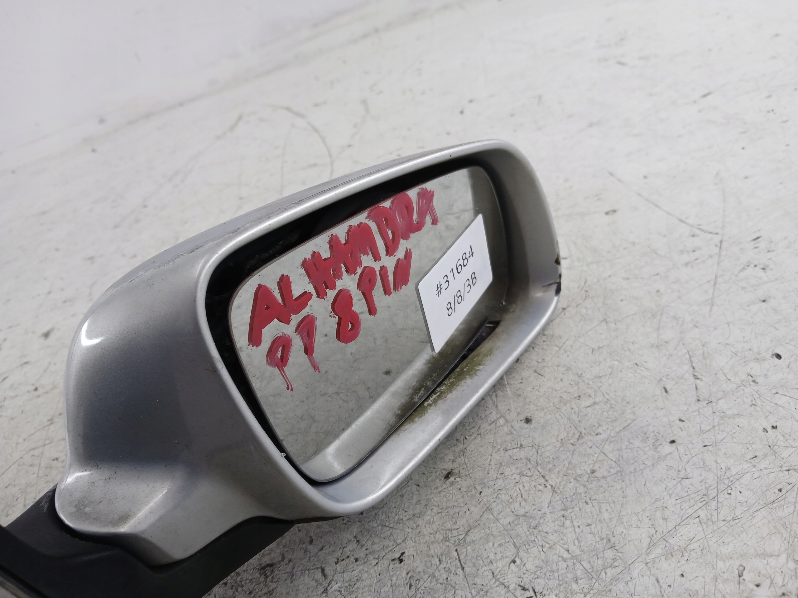 SEAT ALHAMBRA and mirror right 8 PIN silver