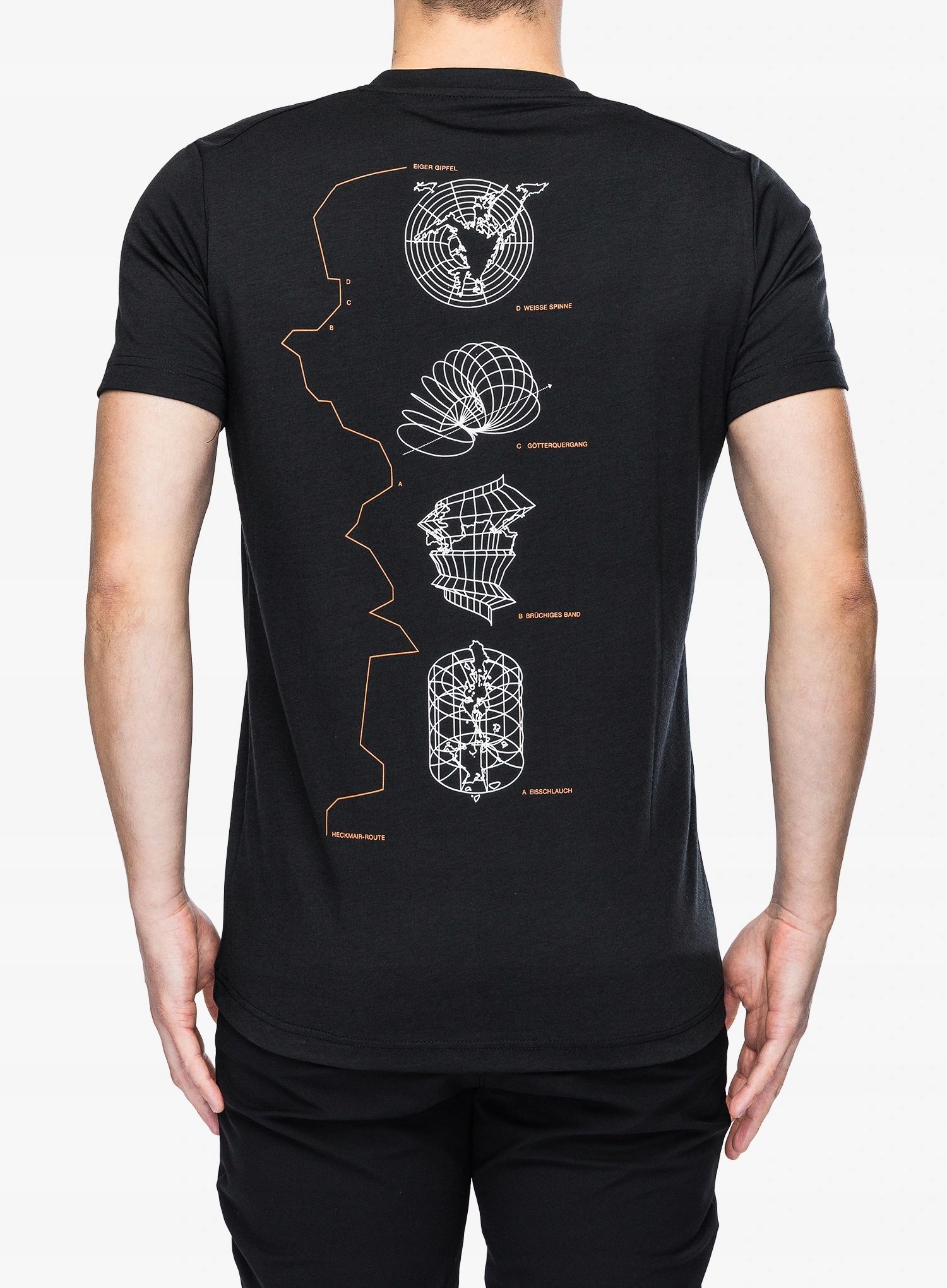 Rychleschnoucí tričko Mammut Mountain T-Shirt Eiger černá L