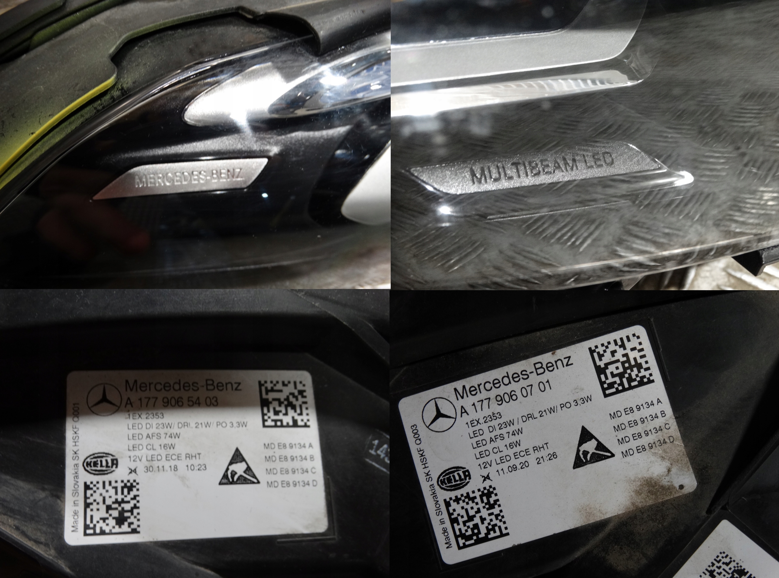 IDEALNY KPL.PRZOD MERCEDES W177 A35 AMG MULTIBEAM 1 Typ samochodu Samochody osobowe