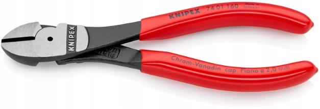 Kleště štípací boční Ø 3,4 mm 160 mm Knipex 64 Hrc