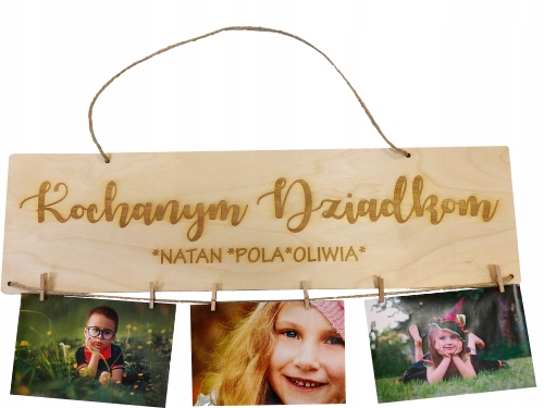 

Ramka Tabliczka Na Zdjęcia Prezent Na Dzień Babci