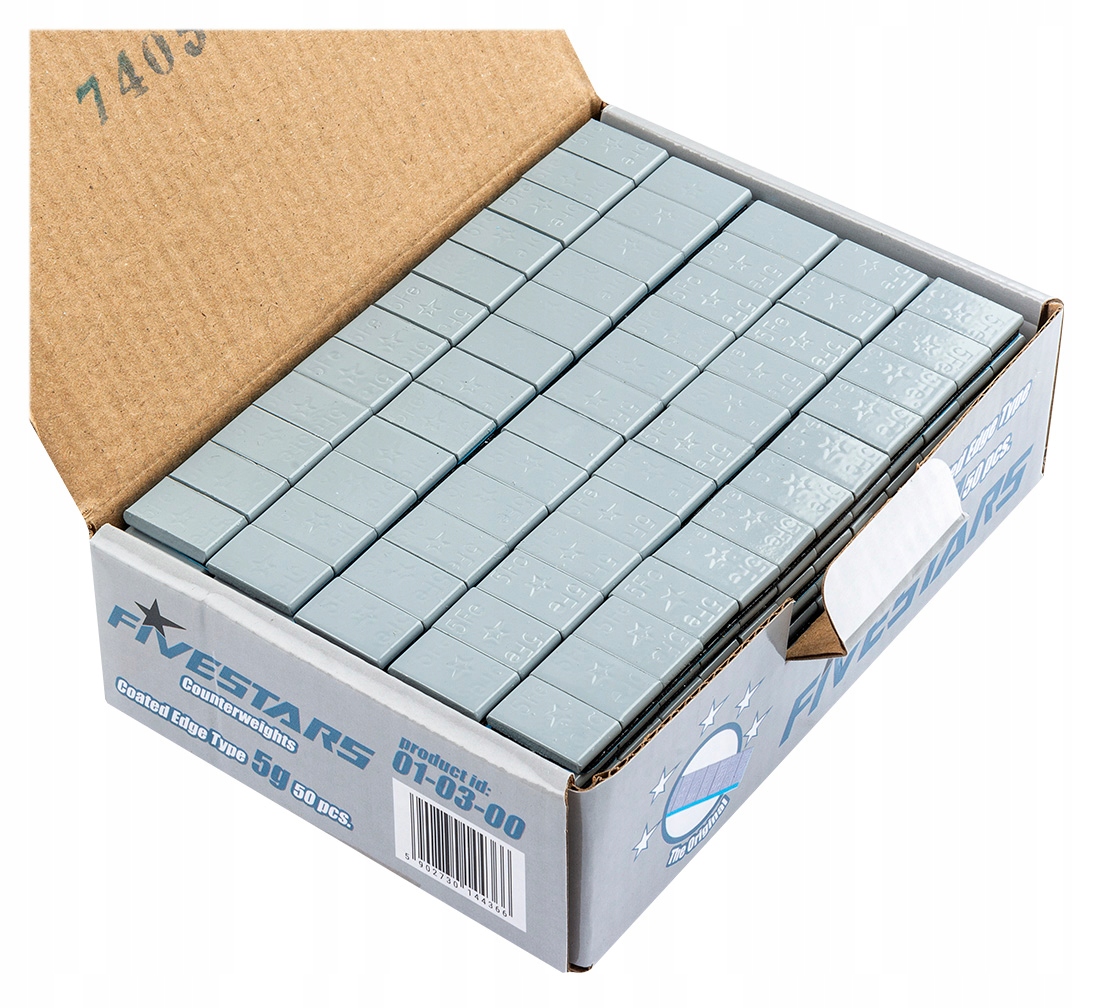 Ciezarki Klejone Edgy Powlekane Szare 5g 400 Kod producenta 01 02 98