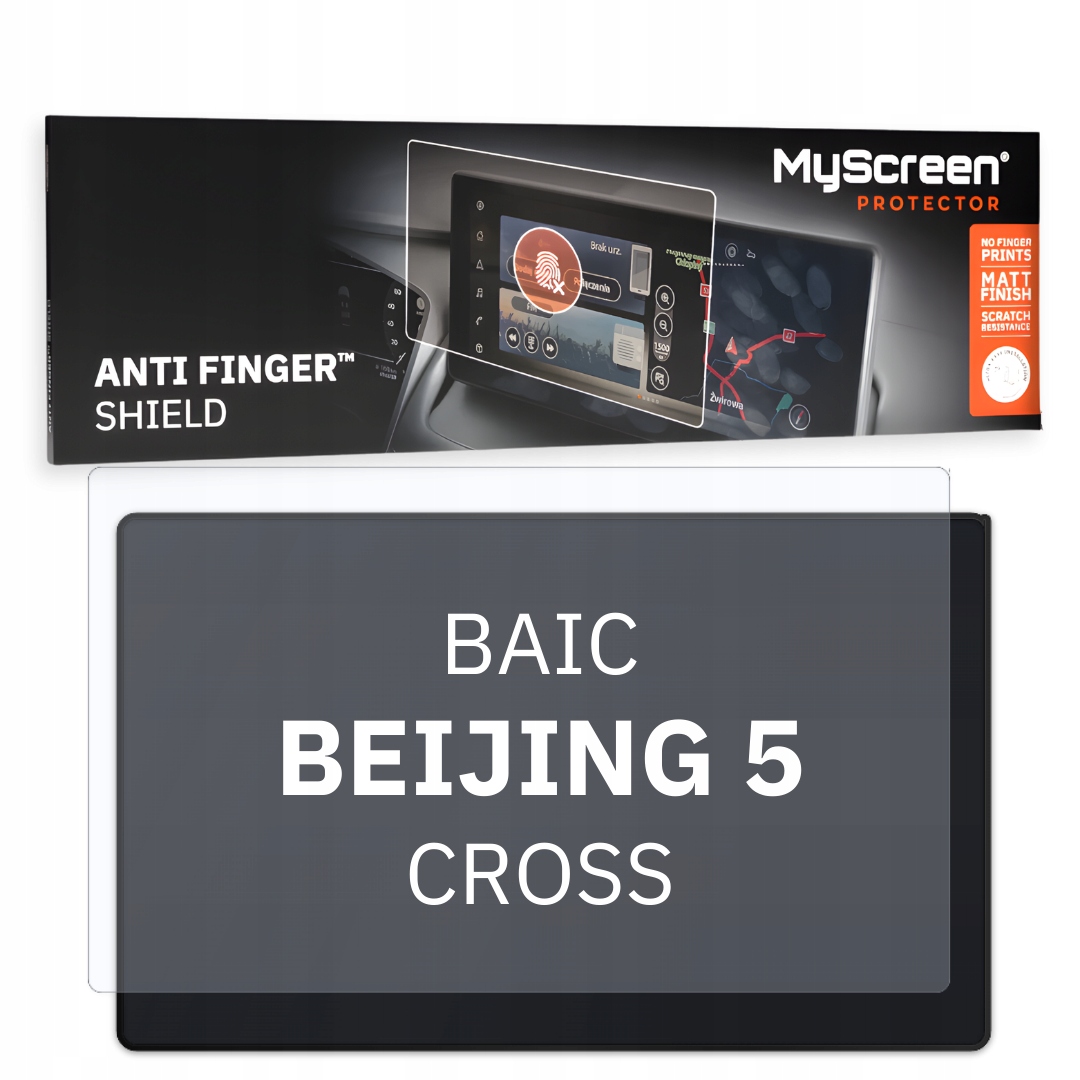 Fólie pro Baic Beijing 5 Cross 2020 10,1" MyScreen Anti Finger