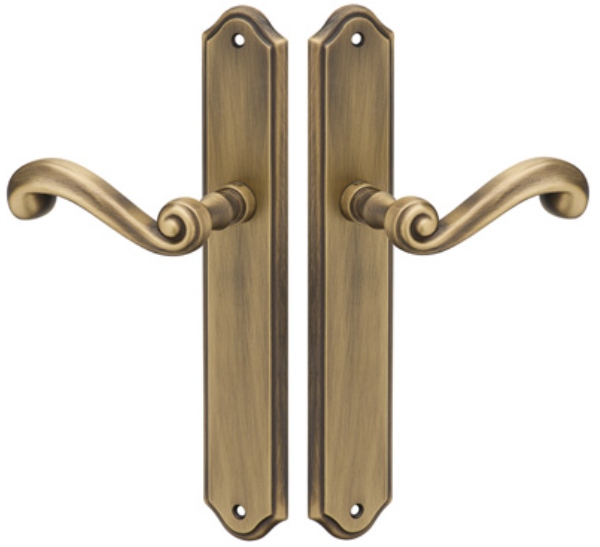 Kľučka na štítku Tupai 704-77 bez otvoru, antická matná patina