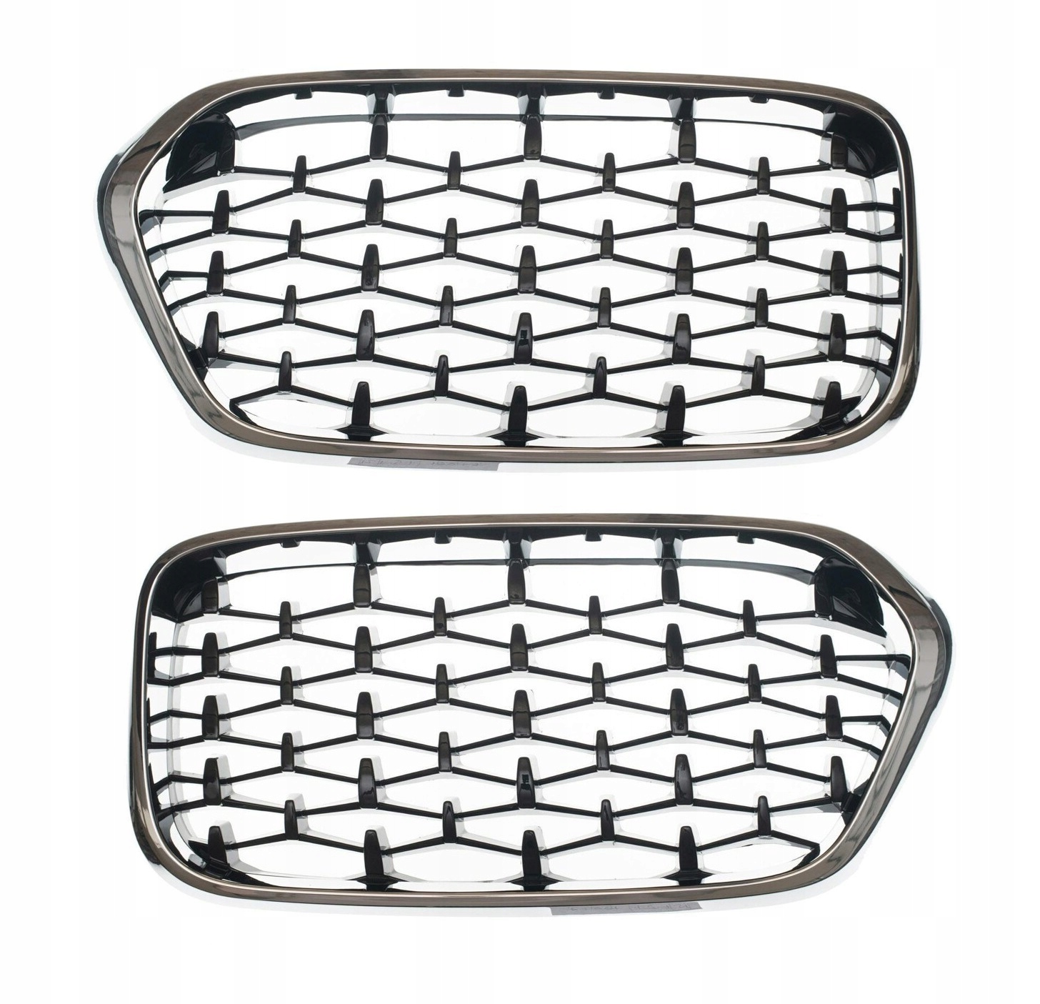 Bmw X2 F39 (2018-) Ledvinky Chrom Atrapy Mřížky V Nárazníku Diamantová Verze