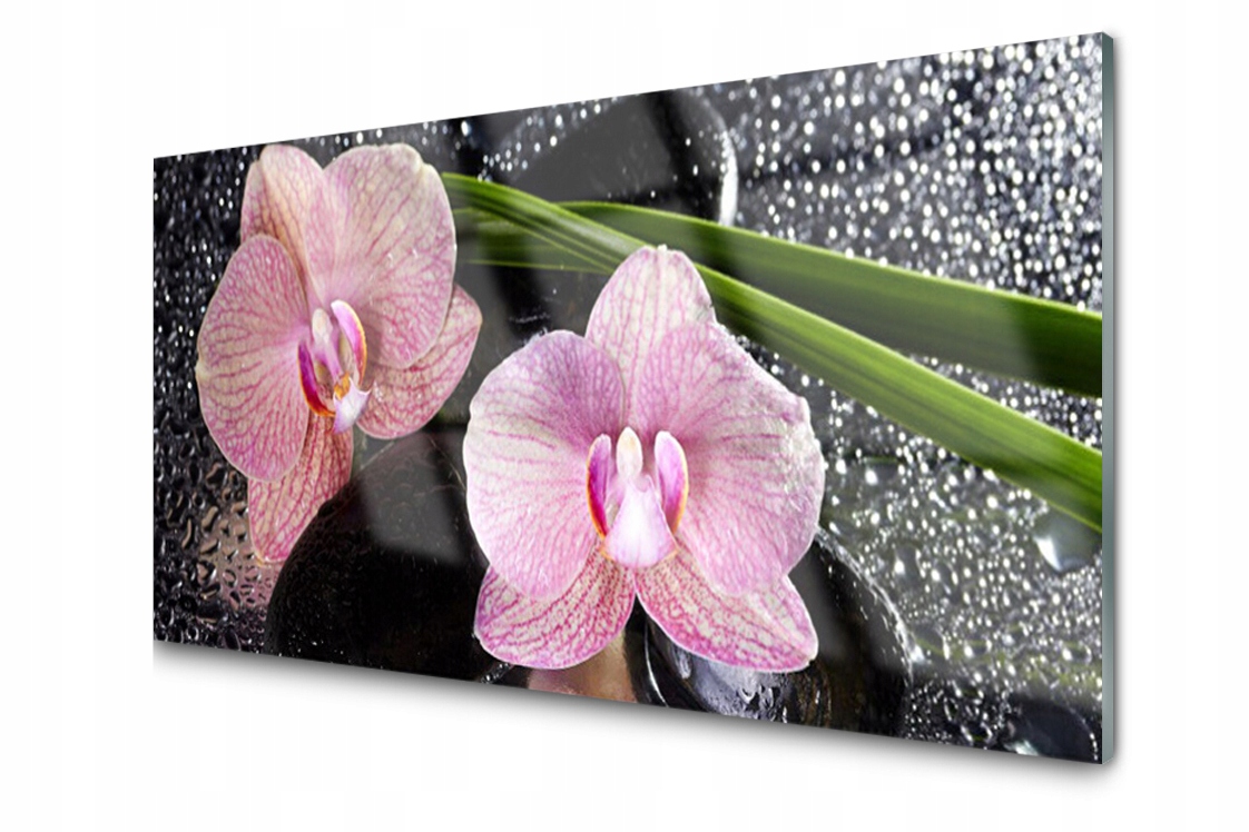 

Panel szklany Płytka Kwiaty Storczyk Zen 140x70