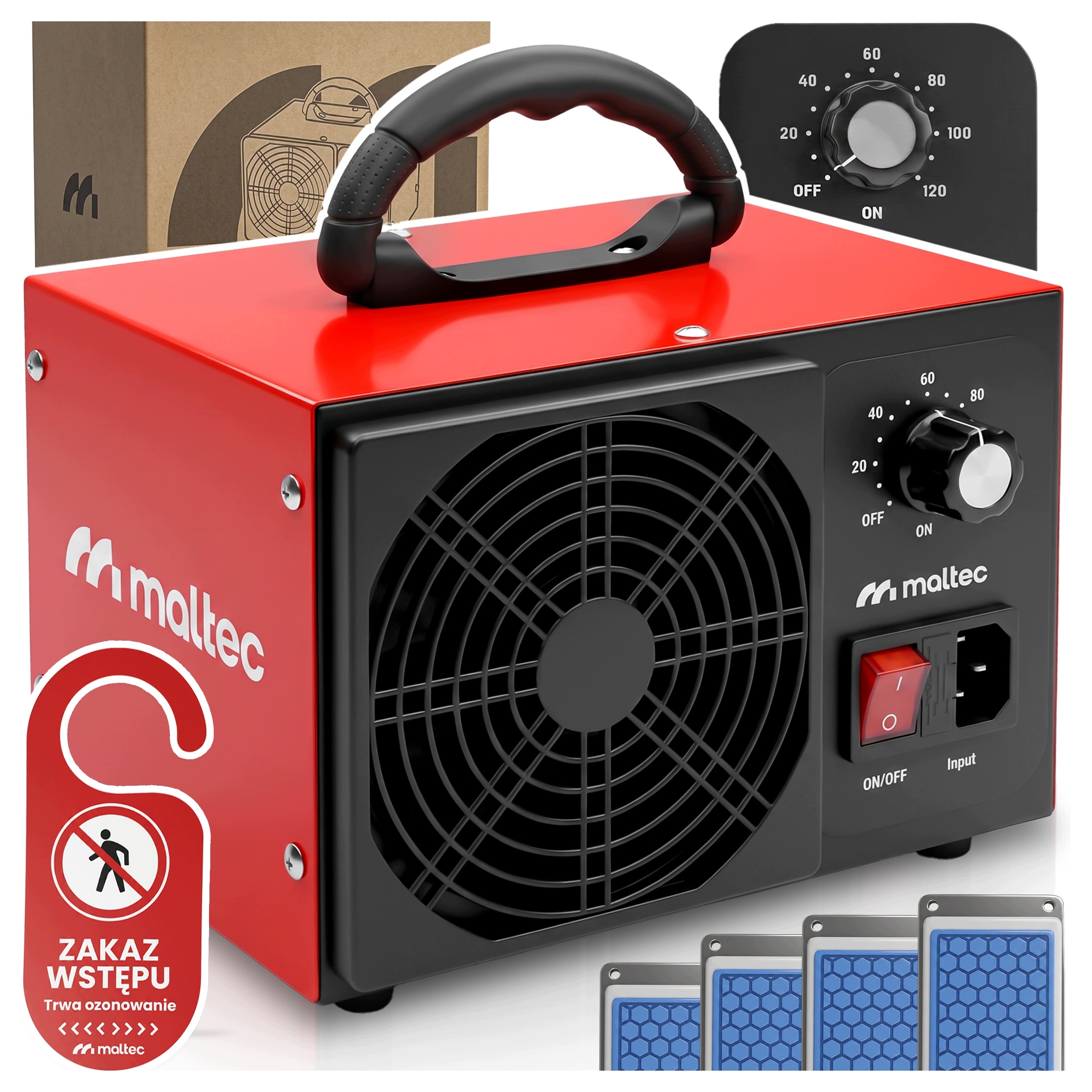 Generator Ozonu Ozonator Oczyszczacz Do Powietrza 60 000 Mg/h Mocny 140W