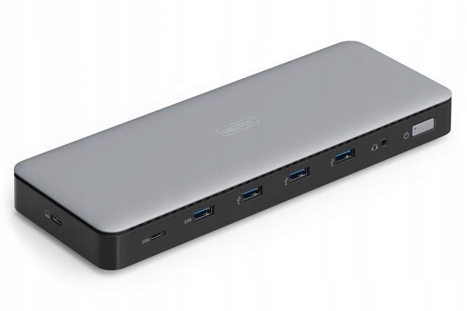 Digitus Usb-c dokovací stanice, 13 portů: 3× Hdmi, 2× DisplayPort, 4× Usb-a