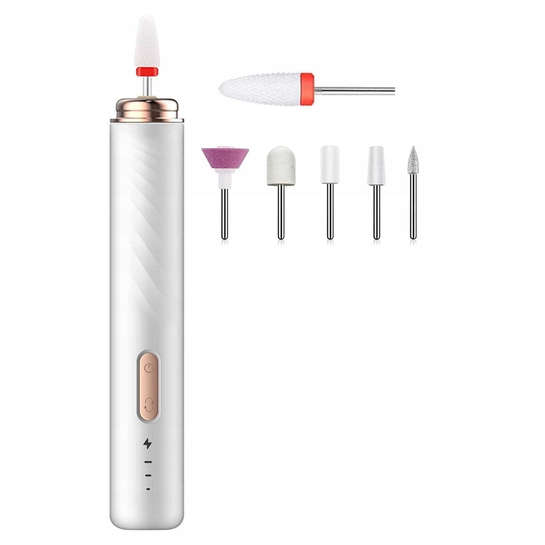 Frézka na manikúru je robustní, bezdrátová sada nástrojů, efektivní a odolná