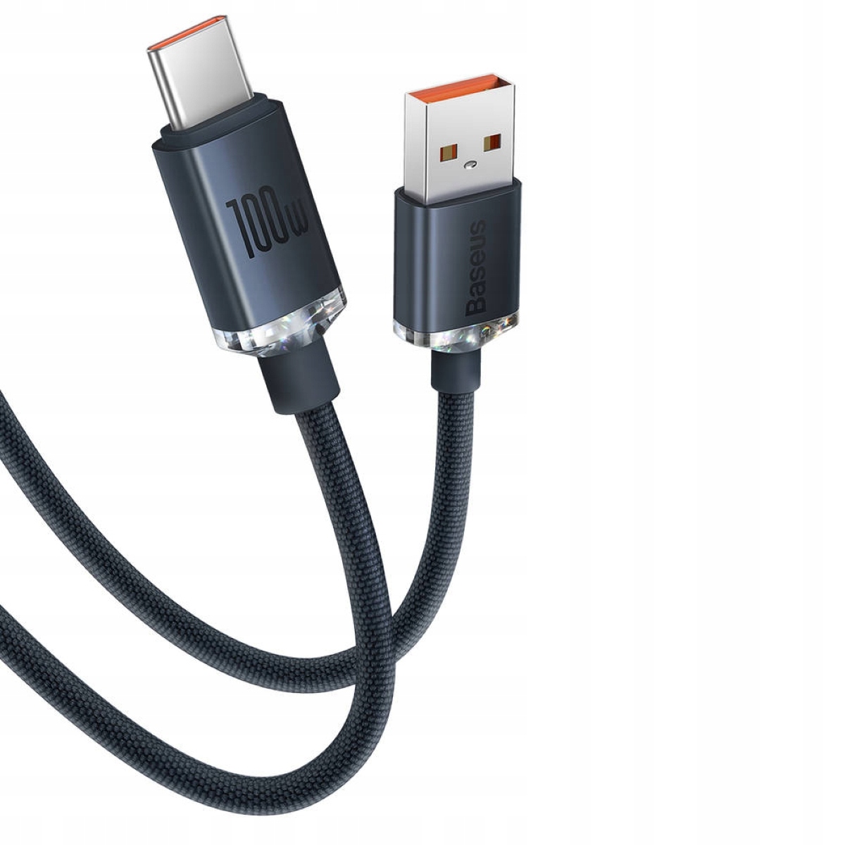 BASEUS SZYBKI KABEL PRZEWÓD USB TYPU A DO USB TYPU C DO TELEFONU PD 100W 2M Marka Baseus