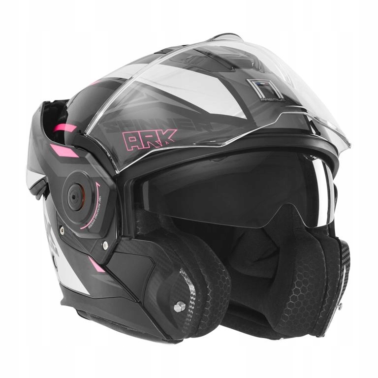Nox Prémiová Flip-back Čeľusťová Prilba (čeľusť Dozadu) S Mixom Spinner Ark