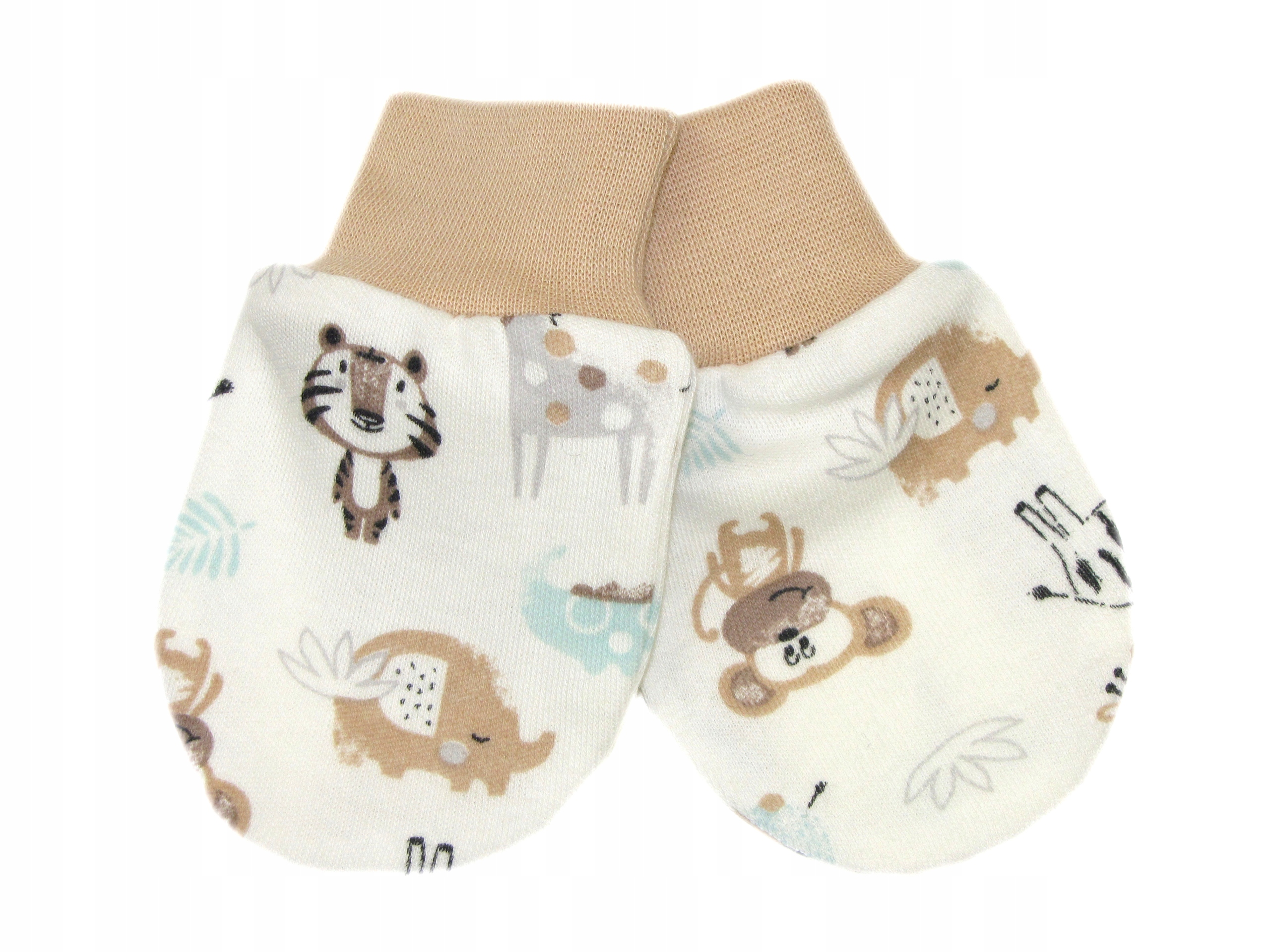 ŁAPKI NIEDRAPKI RĘKAWICZKI NIEMOWLĘCE BAWEŁNA /59/ Marka kaia-baby