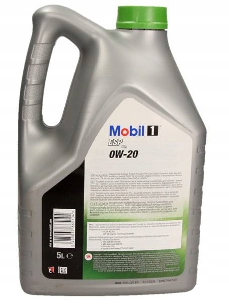 Mobil Olej MOBIL1 0W20 5L Esp X2 508.00 509.00 229.71 C20 STJLR.51.5122