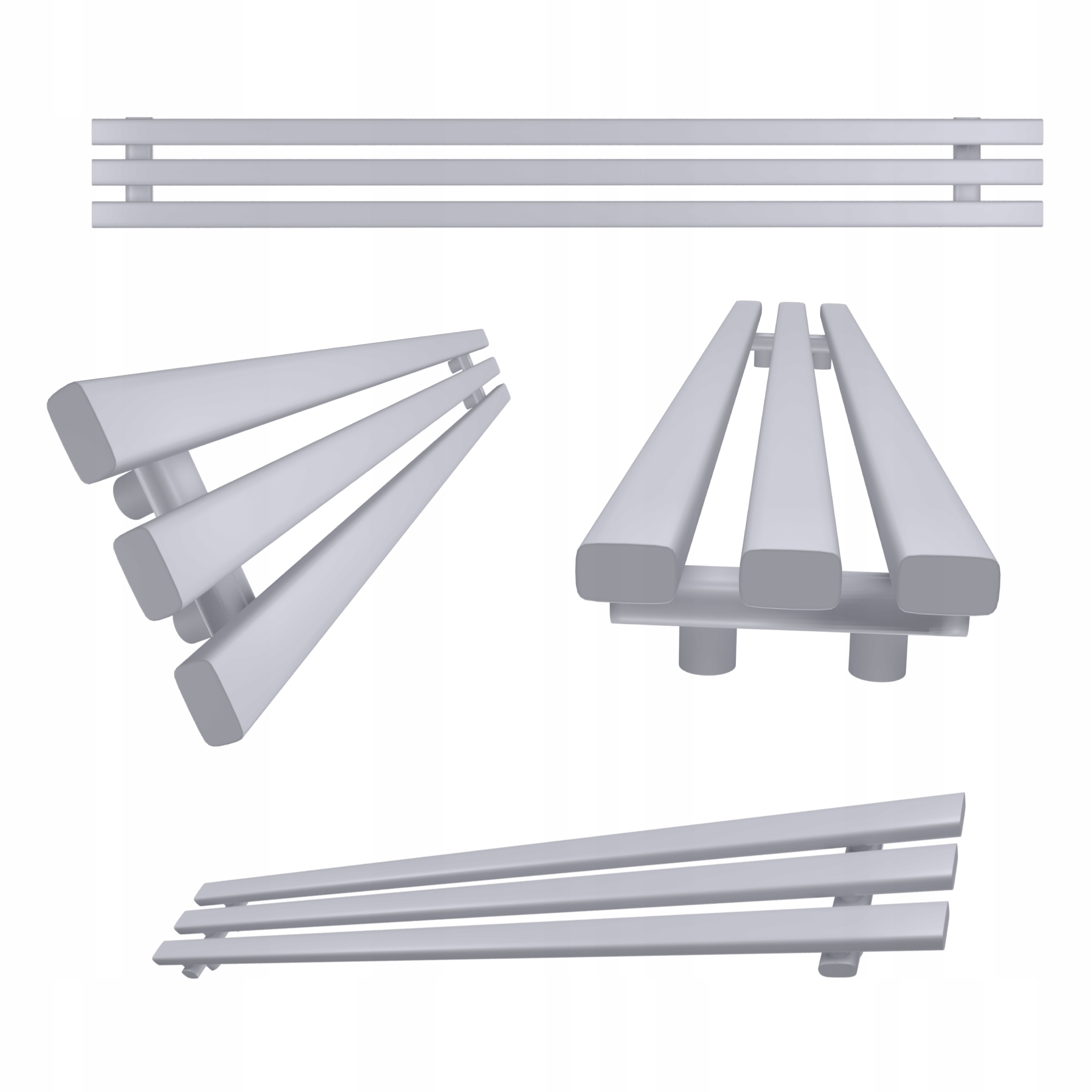 Horizontální Radiátor Horizont 3 21x160 Šedý