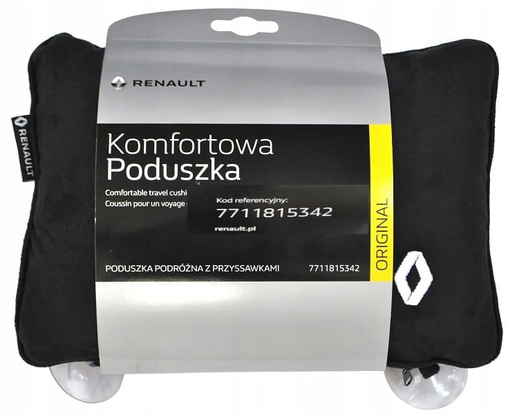 ПОДУШКА ДЛЯ ПУТЕШЕСТВИЙ С ПРИСОСКАМИ RENAULT ORIG