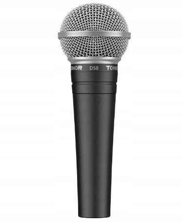 Tonor D58 Vokální mikrofon, kabelový pop filtr, sférická síťka