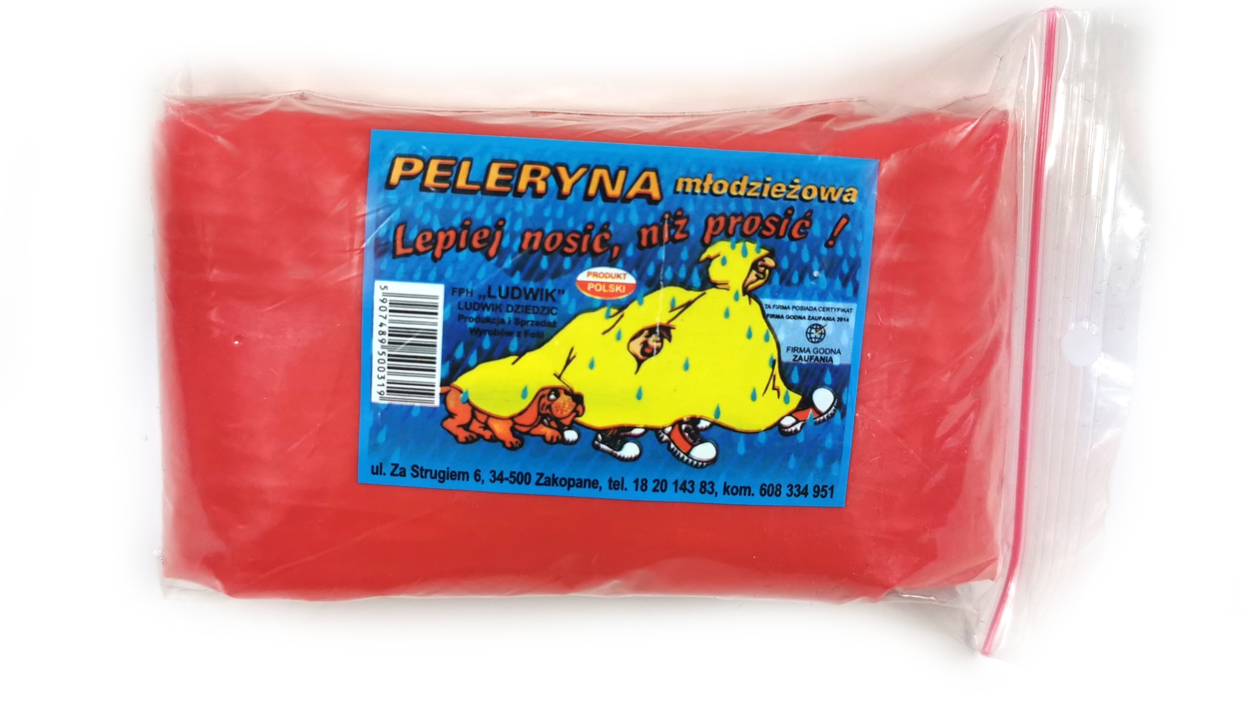 

0319 Peleryna Przeciwdeszczowa Młodzieżowa