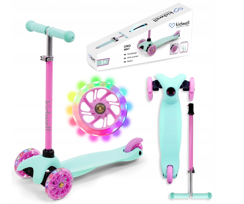 HULAJNOGA TRÓJKOŁOWA BALANSOWA Kidwell UNO LED