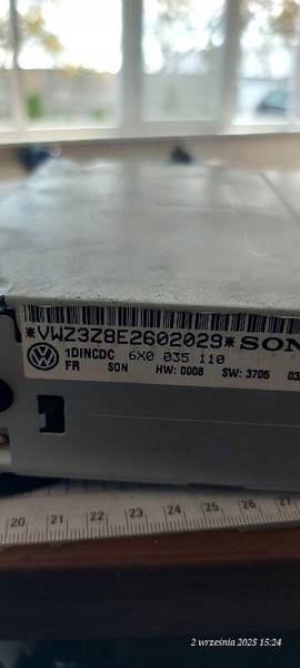 changer PLYT CD VW POLO 6X0035110