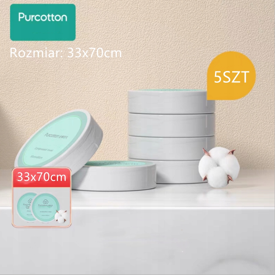 

Przenośny jednorazowy ręcznik do twarzy 5szt 33x70