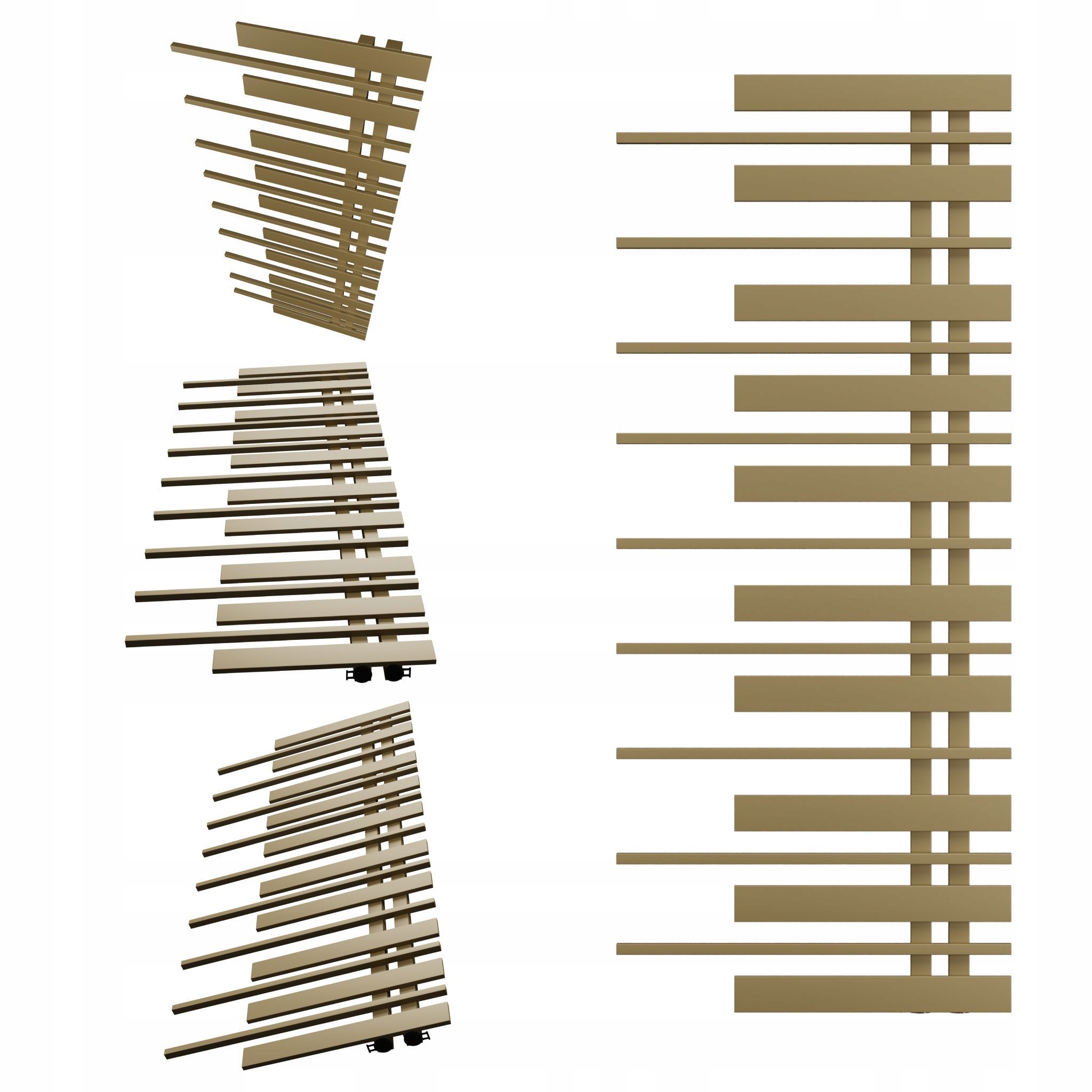 Dekorativní radiátor Piano Pravý 1280x570 Quartz 2