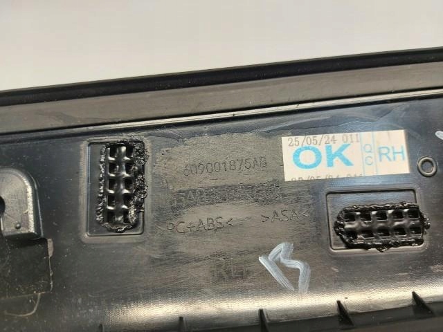 Cherry Jaecoo 7 PHEV 2025r moulding windows czolowej right 609001875AB