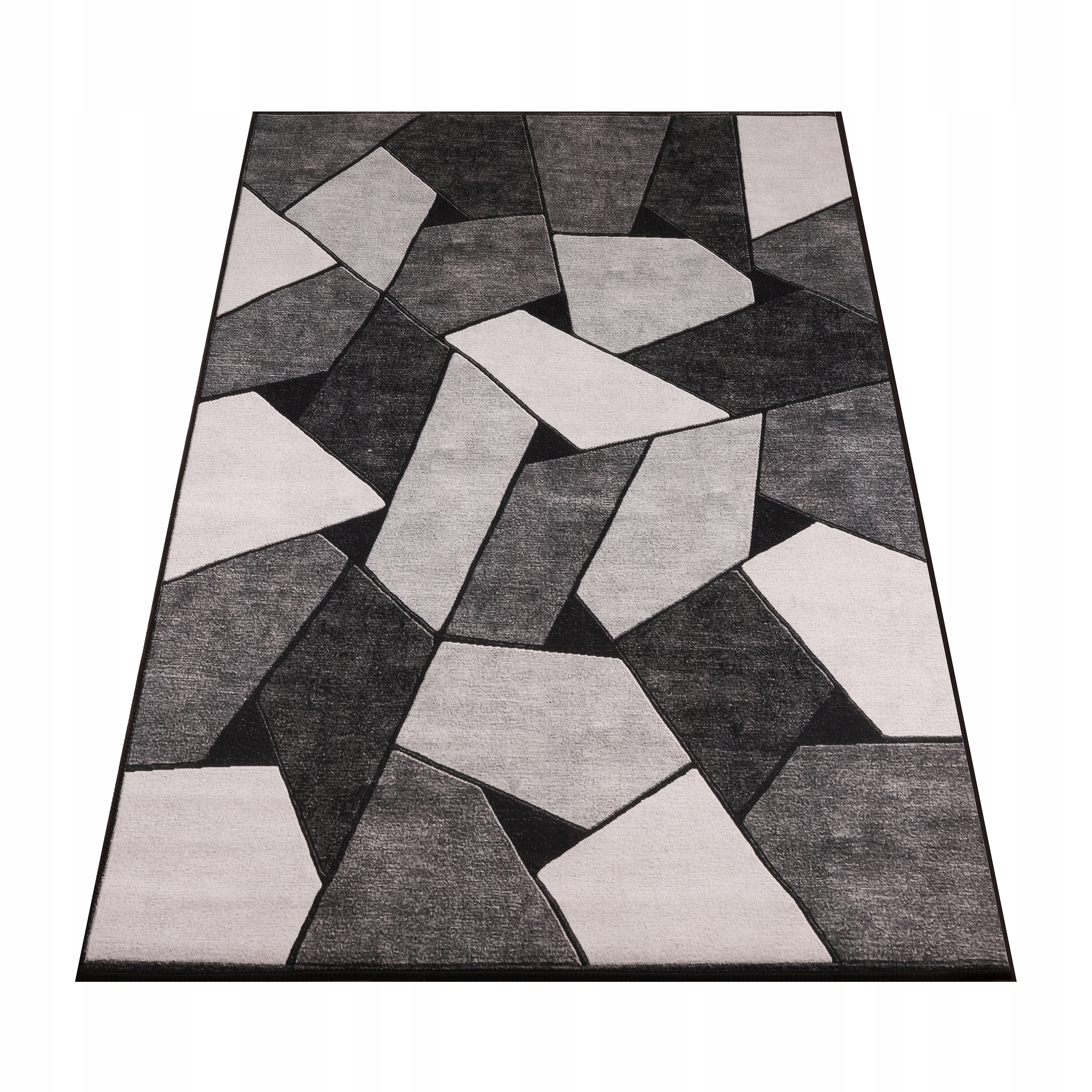 Koberec Běhoun Do Ložnice Obývacího Pokoje Protiskluzový Měkký 160x220 CM Šedý