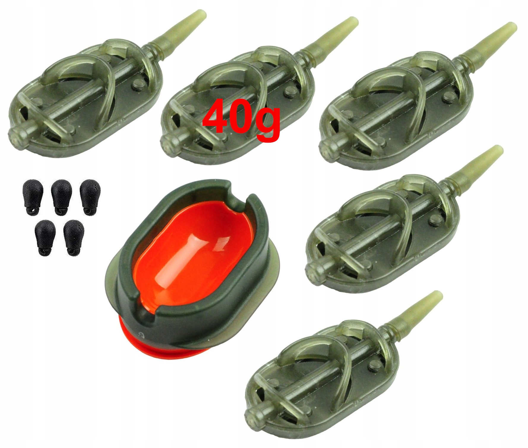 40g x5 ARC Podajnik METHOD FEEDER koszyk koszyczek do metody + Foremka