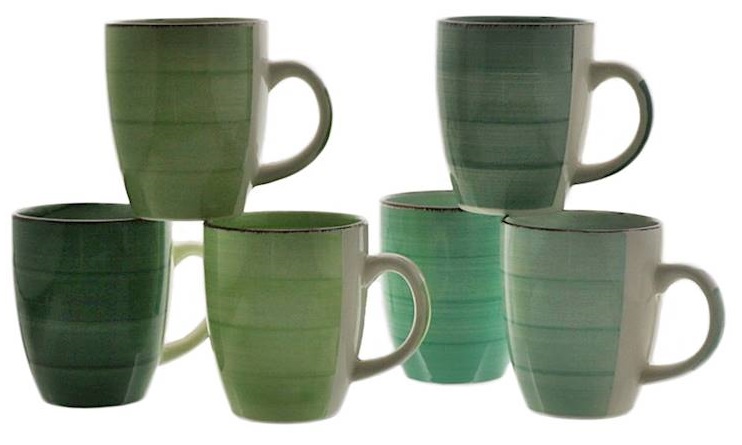 

Zestaw Kubków Do Kawy Herbaty Ceramicznych 6szt.