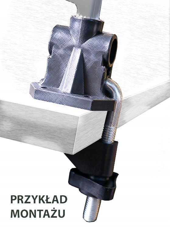 Lampka biurkowa kreślarska BIAŁA E27 przykręcana Zasilanie sieciowe