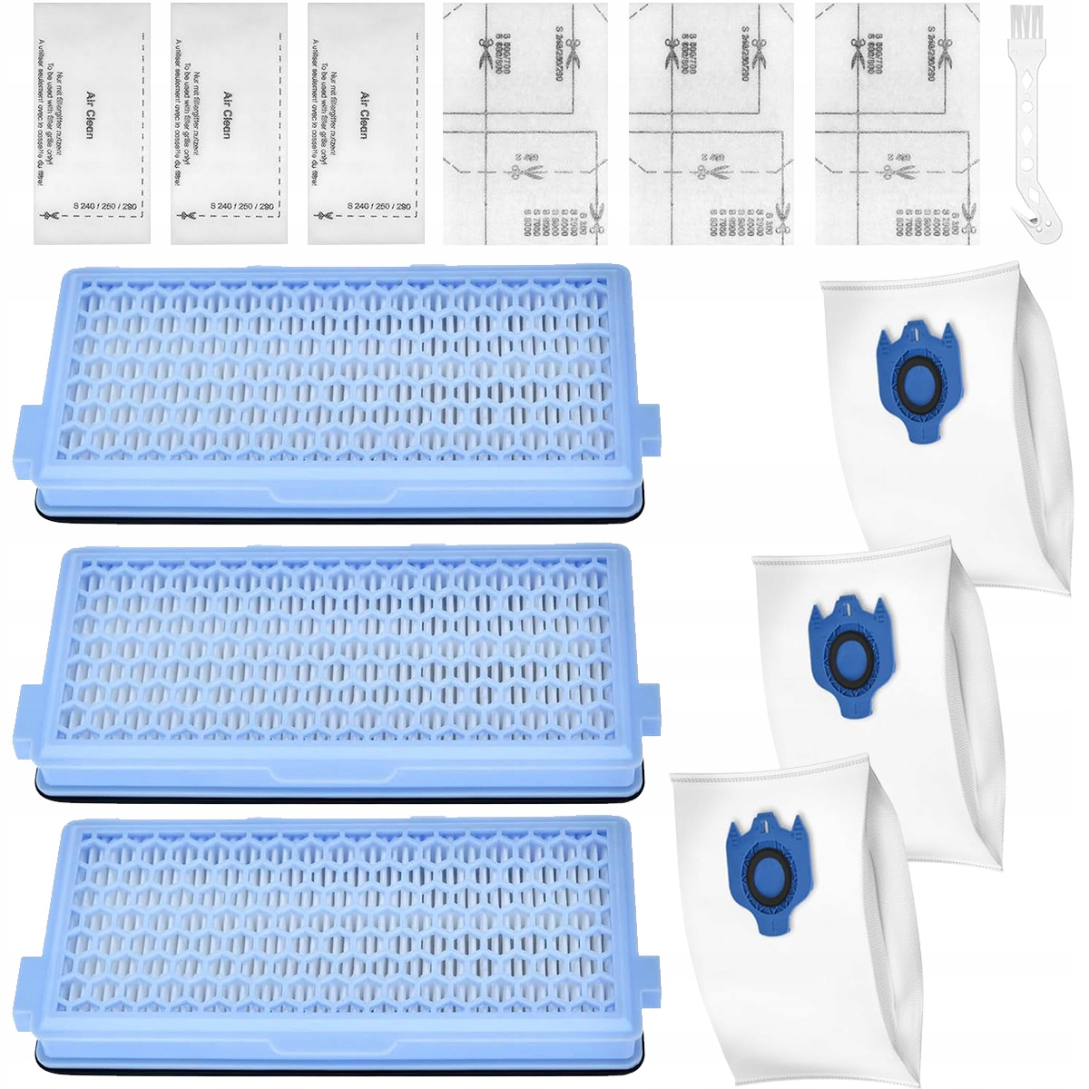 Filtr Hepa do Miele Compact C1 C2 Complete C2 C3 Zamiennik Zestaw 13szt