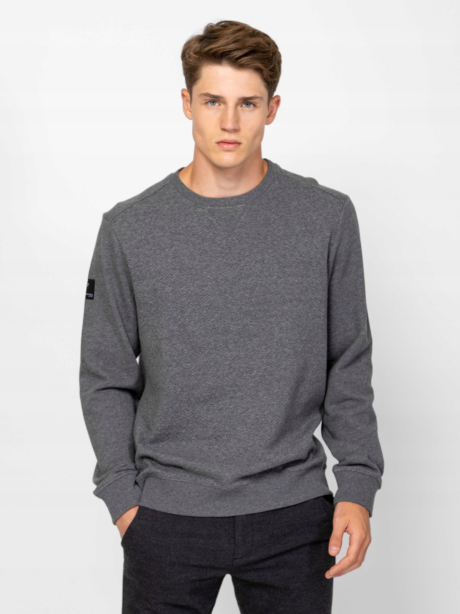 Heavy Tools Pánská Sportovní Tepláková Mikina Dalbert Frost Tmavě Šedá M