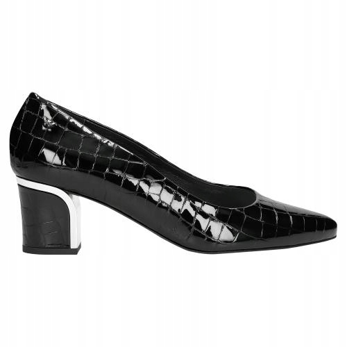 

Buty Wojas Czółenka damskie skóra czarne r. 36