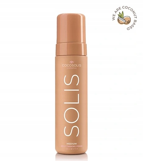 Cocosolis Solis Medium Pianka samoopalająca do ciała, 200 ml