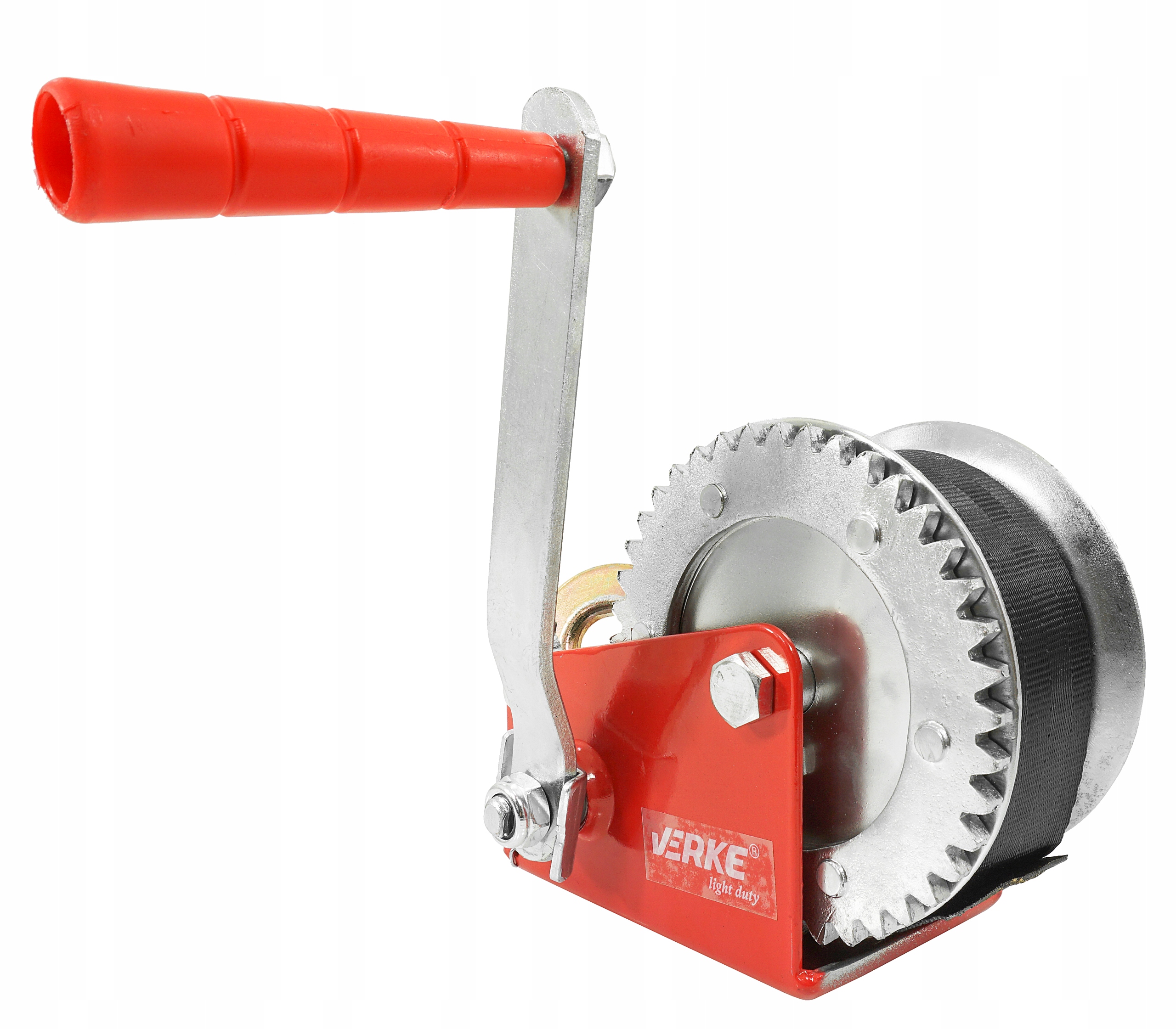 WYCIĄGARKA WCIĄGARKA RĘCZNA KORBOWA TAŚMOWA PASOWA NA KORBĘ 550kg PAS 10m Marka Verke