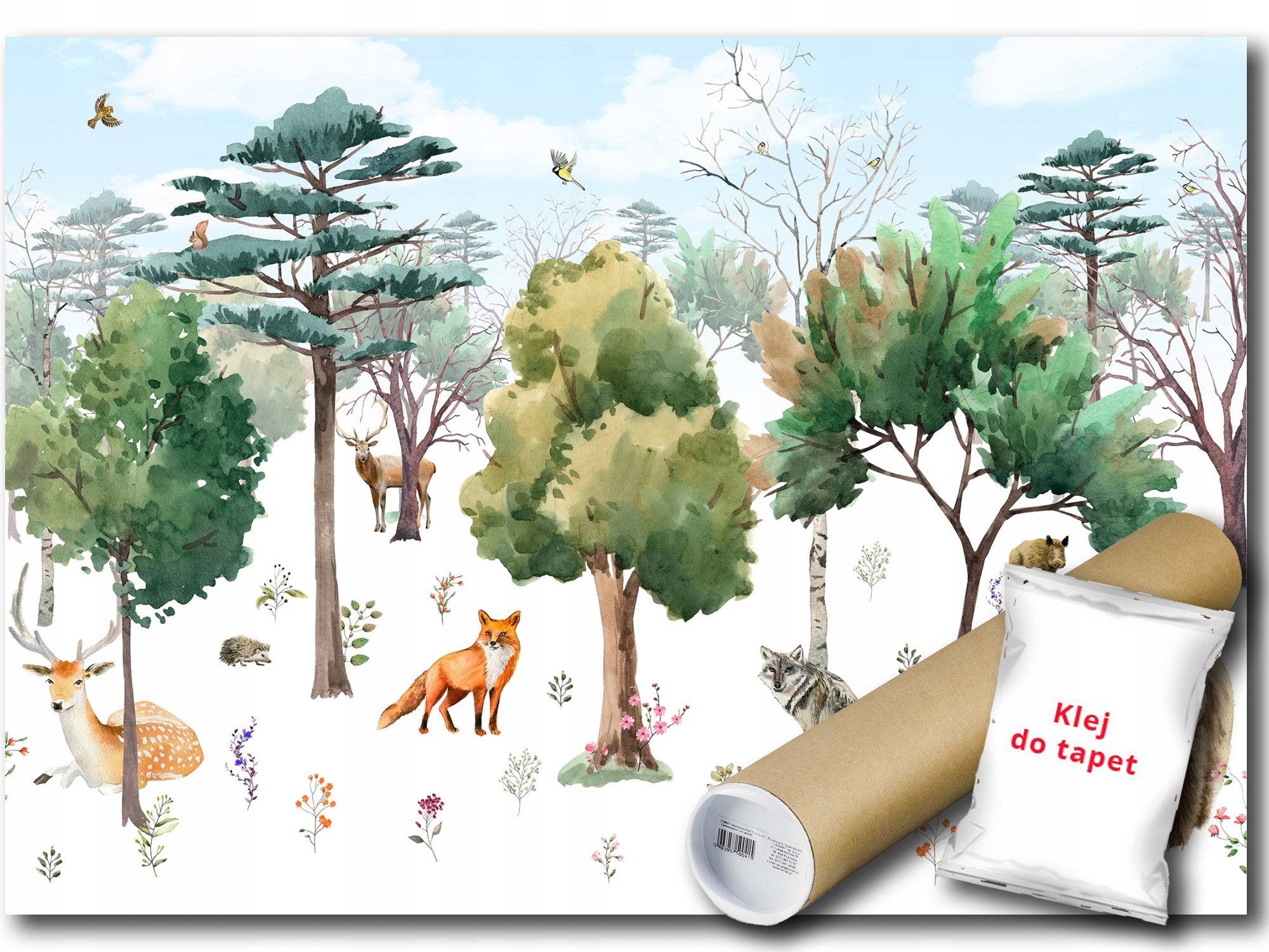 Fototapeta Flizelina Les Zvieratá Stromy 312x219
