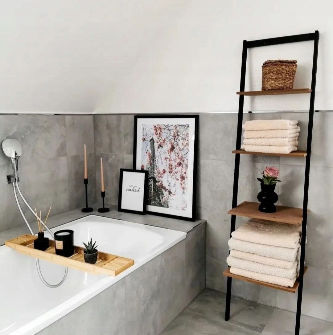 PÓŁKA drabinka REGAŁ SZAFKA DREWNIANA STOJAK loft Kolekcja Jens