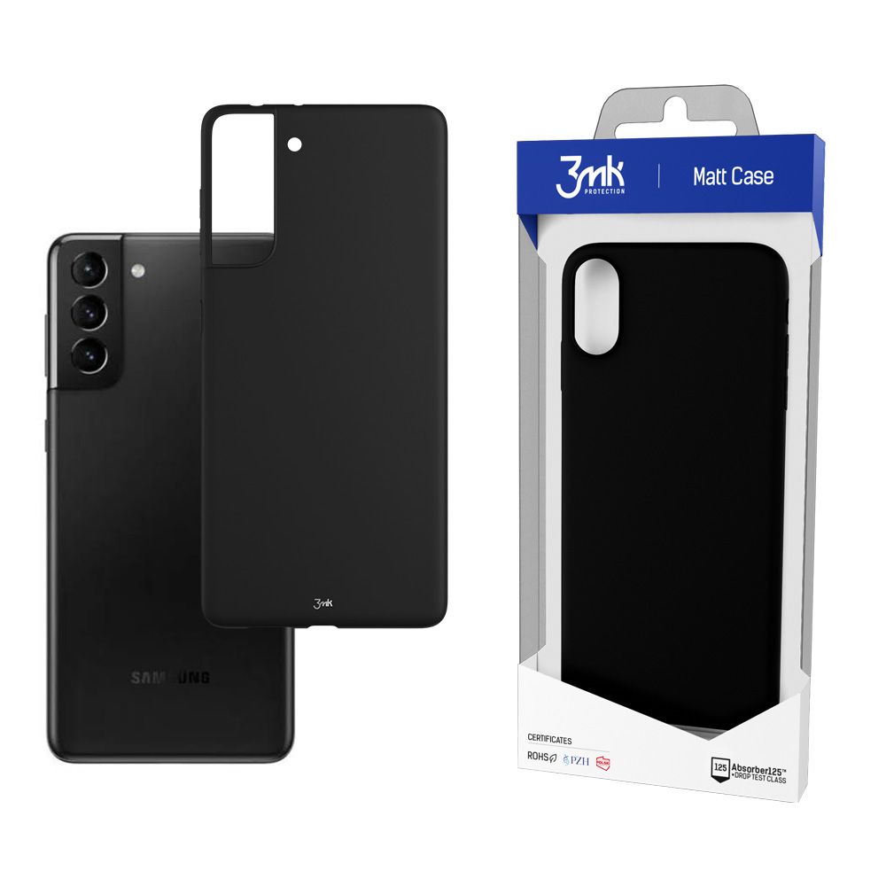 Samsung Galaxy S21 5G 3MK Matt Case Black