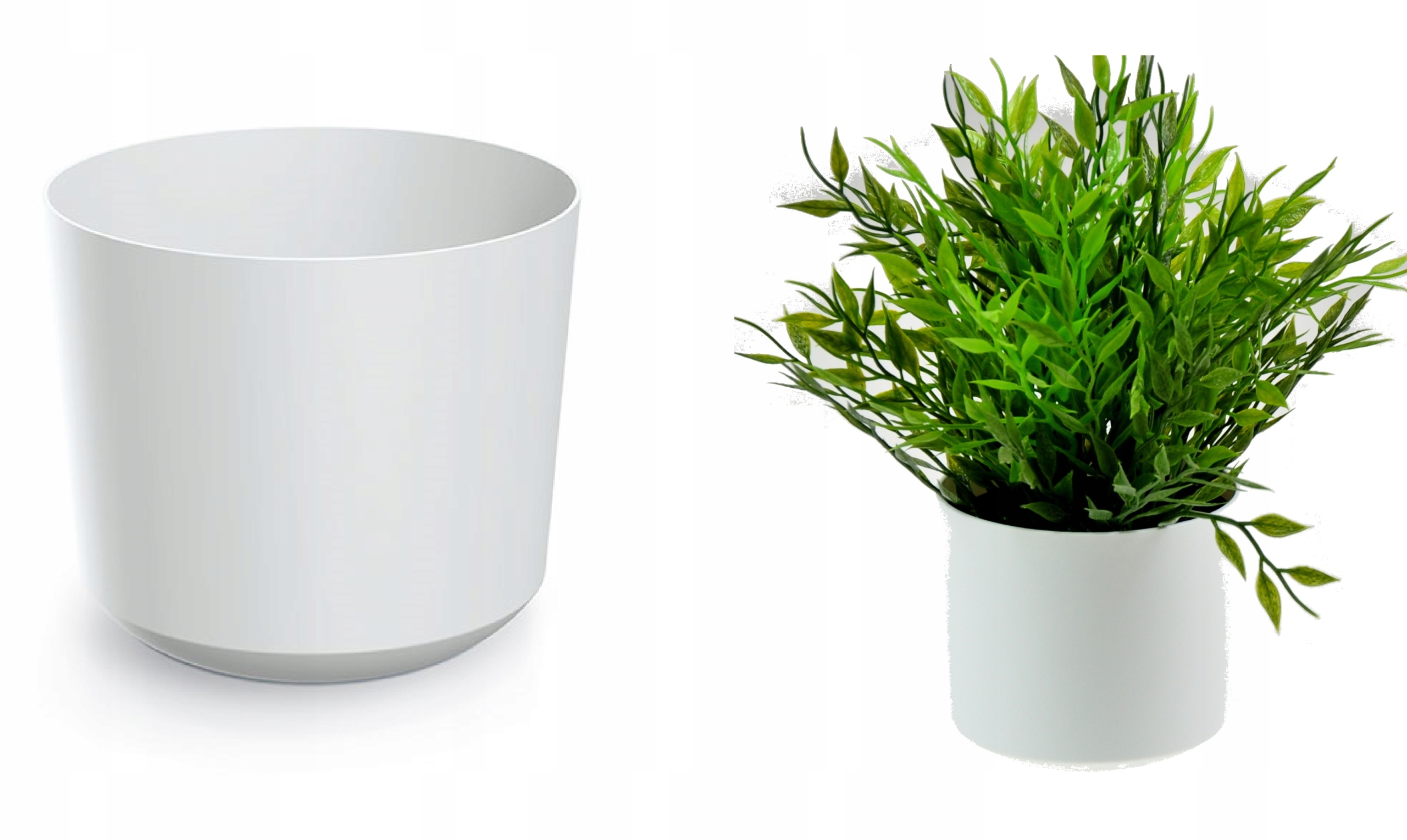 

Doniczka Osłonka do kwiatka Biała 110X95