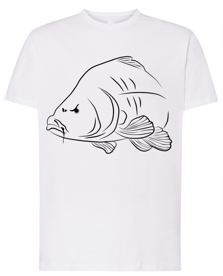

Karp Feeder Wędkarstwo T-shirt Nadruk Rozm.4XL