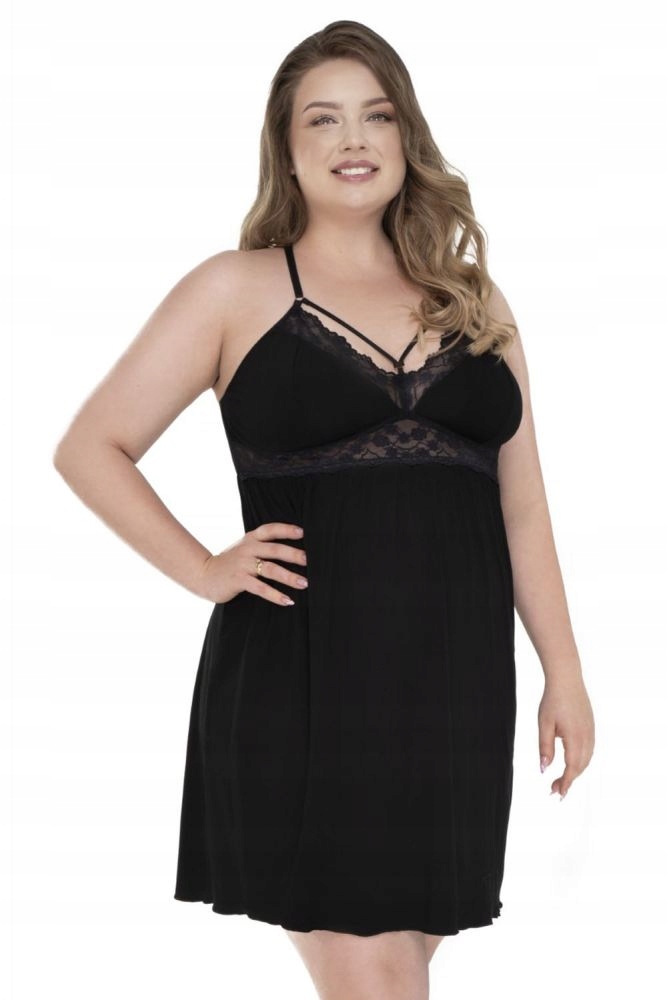 Košile Noční-babella RITA-rozmXL/46-48 černá